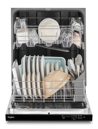 Whirlpool Dishwasher with Adjustable Upper Rack - WDP560HAMB | Lave-vaisselle Whirlpool avec panier supérieur réglable - WDP560HAMB | WDP560MB