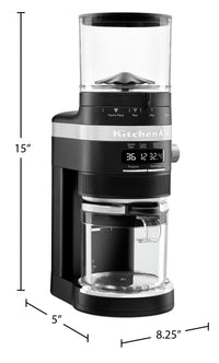 KitchenAid Burr Coffee Grinder - KCG8433BM | Moulin à café à meules KitchenAid - KCG8433BM | KCG8433B