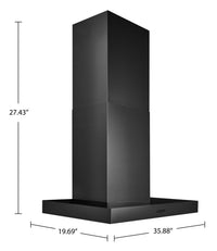 Broan Elite 36" T-Style Chimney Range Hood - EW4336BLS | Hotte cheminée en T Broan Elite de 36 po – EW4336BLS | EW4336BL