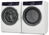 Electrolux 5.2 Cu. Ft. Front-Load Washer and 8 Cu. Ft. Gas Dryer - White | Laveuse à chargement frontal de 5,2 pi³ et sécheuse à gaz de 8 pi³ de Electrolux - blanches | ELFL75GW