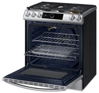 Samsung Bespoke 6 Cu. Ft. Gas Range with Air Fry - NX60T8711SS/AC | Cuisinière à gaz Bespoke Samsung de 6 pi3 avec friture à air chaud - NX60T8711SS/AC | NX60T87S