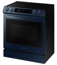 Samsung Bespoke 6.3 Cu. Ft. Slide-In Electric Range with True Convection - NE63A8711QN/AC | Cuisinière électrique encastrée Bespoke Samsung de 6,3 pi3 à convection véritable - NE63A8711QN/AC | NE63A8NS