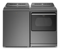 Whirlpool 6.0 Cu. Ft. Top-Load Washer and 7.4 Cu. Ft. Electric Dryer  | Laveuse de 6,0 pi³ à chargement par le haut et sécheuse électrique de 7,4 pi³ de Whirlpool  | WHTL8127