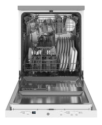 GE 24" Portable Top-Control Dishwasher - GPT225SGLWW - Dishwasher in White