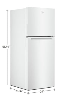 Whirlpool 11.6 Cu. Ft. Top-Freezer Refrigerator - WRT112CZJW | Réfrigérateur Whirlpool de 11,6 pi³ à congélateur supérieur - WRT112CZJW | WRT112CW