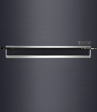 LG 12 Cu. Ft. Counter-Depth Bottom-Freezer Refrigerator with Wine Rack - LBNC12241P - Refrigerator in Matte Black 