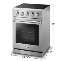 Thor Kitchen 24" Professional Electric Range - HRE3001 | Cuisinière électrique professionnelle Thor Kitchen de 24 po - HRE3001 | HRE2401S