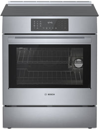 Bosch 4.6 Cu. Ft. 800 Series Electric Range with Induction Cooktop - HII8057C | Cuisinière électrique Bosch de série 800 de 4,6 pi3 avec surface de cuisson à induction - HII8057C | HII8057C
