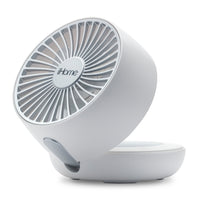 iHome 2-in-1 Compact Fan + Sleep Therapy Sound Machine - White | Ventilateur compact + machine sonore pour le sommeil de iHome | IF100WSM