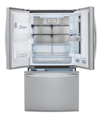 LG 23.5 Cu. Ft. French-Door Refrigerator with InstaView Door-in-Door® - LRFVC2406S - Refrigerator in PrintProof™ Stainless Steel