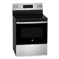 GE 5 Cu. Ft. Freestanding Electric Range with Self-Clean - JCB630SVSS  | Cuisinière électrique amovible GE de 5 pi3 avec autonettoyage – JCB630SVSS  | JCB630VS