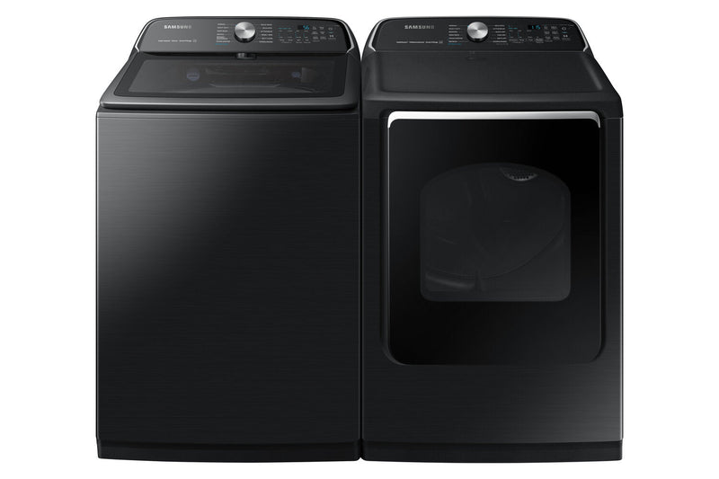 Samsung 6 Cu. Ft. Top-Load Washer and 7.4 Cu. Ft. Electric Dryer | Laveuse de 6 pi³ à chargement par le haut et sécheuse électrique de 7,4 pi³ de Samsung | SATL765V