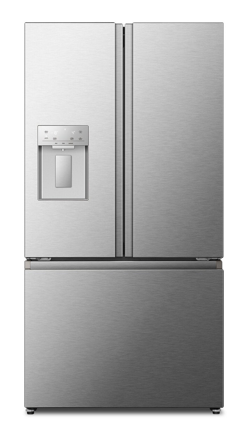 Hisense 22.4 Cu. Ft. Counter-Depth French-Door Refrigerator - RF225C3CSEI | Réfrigérateur Hisense de 22,4 pi³ à portes françaises de profondeur comptoir - RF225C3CSEI | RF22C3CS