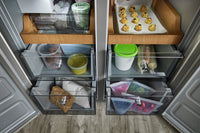 KitchenAid 19.4 Cu. Ft. Counter-Depth 4-Door Refrigerator - KRQC506MPS | Réfrigérateur KitchenAid de 19,4 pi³ à 4 portes de profondeur comptoir - KRQC506MPS | KRQC50PS