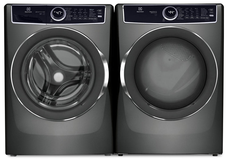Electrolux 5.2 Cu. Ft. Front-Load Washer and 8 Cu. Ft. Electric Dryer - Titanium  | Laveuse à chargement frontal de 5,2 pi³ et sécheuse électrique de 8 pi³ de Electrolux – titane  | ELFL753T