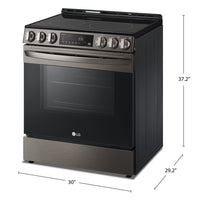 LG 6.3 Cu. Ft. Smart Electric Range with Air Fry - LSEL6333D | Cuisinière électrique intelligente LG de 6,3 pi3 avec friture à air Air Fry - LSEL6333D | LSEL633D