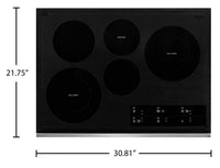 Whirlpool 30" Electric Ceramic Glass Cooktop - WCE97US0KS | Surface de cuisson électrique Whirlpool de 30 po en vitrocéramique - WCE97US0KS | WCE970KS