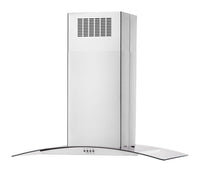 Whirlpool 36" Curved Glass Island-Mount Range Hood - WVI51UC6LS | Hotte de cuisinière pour îlot Whirlpool de 36 po en verre courbé - WVI51UC6LS | WVI516LS