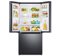 Samsung 17.5 Cu. Ft. French-Door Refrigerator - RF18A5101SG/AA | Réfrigérateur Samsung de 17,5 pi³ à portes françaises - RF18A5101SG/AA | RF18A51G