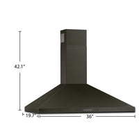 Whirlpool 36" Chimney Wall Mount Range Hood - WVW93UC6LV | Hotte cheminée murale Whirlpool de 36 po - WVW93UC6LV | WVW936LV