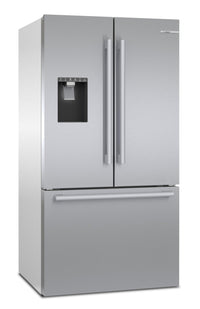 Bosch 26 Cu. Ft. 500 Series French-Door Refrigerator - B36FD50SNS | Réfrigérateur Bosch de série 500 de 26 pi3 à portes françaises - B36FD50SNS | B36FD5SS