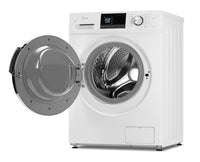 Midea 3.1 Cu. Ft. Front-Load Washer - MLH27N5AWWC | Laveuse Midea à chargement frontal de 3,1 pi3 - MLH27N5AWWC | MLH27N5W