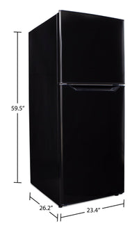 Danby 10.1 Cu. Ft. Apartment-Size Top-Freezer Refrigerator - DFF101B1BDB | Réfrigérateur Danby de 10,1 pi3 de format appartement à congélateur supérieur - DFF101B1BDB | DFF101BB