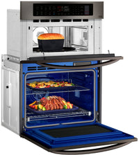 LG 6.4 Cu. Ft. Smart Combination Double Wall Oven - LWC3063ST - Double Wall Oven in Stainless Steel