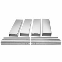 Whirlpool Island-Mount Range Hood Chimney Extension Kit - EXTKIT26FS - Range Hood Ducting in Stainless Steel
