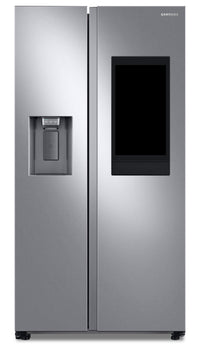 Samsung 21.5 Cu. Ft. Family Hub™ Side-by-Side Refrigerator - RS22T5561SR/A - Refrigerator in Fingerprint-Resistant Stainless Steel 