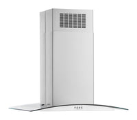 Whirlpool 30" Glass Island Mount Range Hood - WVI51UC0LS | Hotte de cuisinière pour îlot Whirlpool de 30 po en verre - WVI51UC0LS | WVI510LS