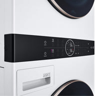 LG WashTower™ with 5.2 Cu. Ft. Washer and 7.4 Cu. Ft. Dryer - WKE100HWA |Tour de lavage WashTower<sup>MC</sup> de LG avec laveuse de 5,2 pi3 et sécheuse de 7,4 pi3 - WKE100HWA | WKE100HW