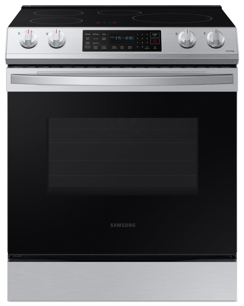 Samsung 6.3 Cu. Ft. Slide-In Electric Induction Range with Air Fry - NE63B8411SS/AC | Cuisinière électrique encastrée Samsung de 6,3 pi3 induction, friture à air Air Fry - NE63B8411SS/AC | NE63B8SS