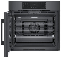 Bosch 4.6 Cu. Ft. 800 Series Smart Single Wall Oven with SideOpening Door - HBL8444LUC | Four mural simple intelligent Bosch série 800 de 4,6 pi3 à porte à ouverture latérale - HBL8444LUC | HBL844LU