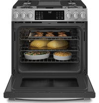 GE Profile 5.7 Cu. Ft. Dual Fuel Range - PC2S930YPFS | Cuisinière hybride GE Profile de 5,7 pi³ – PC2S930YPFS | PC2S93FS