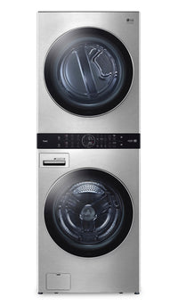 LG STUDIO WashTower™ with 5.8 Cu. Ft. Washer and 7.4 Cu. Ft. Dryer - WSEX200HNA | Tour de lavage WashTowerMC de LG STUDIO avec laveuse de 5.8 pi3 et sécheuse de 7,4 pi3 - WSEX200HNA | WSEX200H