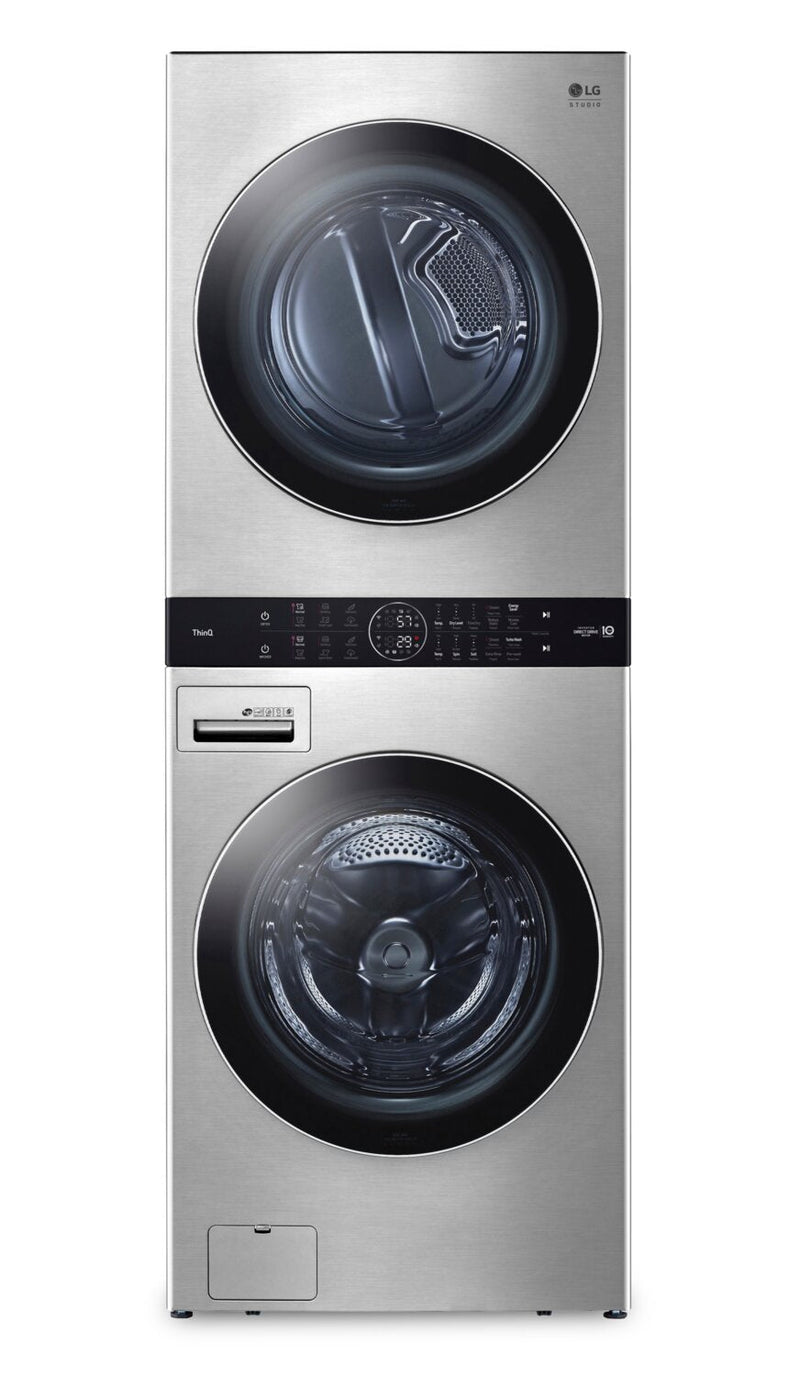 LG STUDIO WashTower™ with 5.8 Cu. Ft. Washer and 7.4 Cu. Ft. Dryer - WSEX200HNA | Tour de lavage WashTowerMC de LG STUDIO avec laveuse de 5.8 pi3 et sécheuse de 7,4 pi3 - WSEX200HNA | WSEX200H