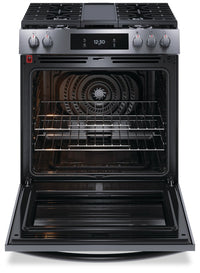 Frigidaire Gallery 6 Cu. Ft. Front-Control Gas Range with Total Convection - GCFG3060BD | Cuisinière à gaz Frigidaire Gallery de 6 pi3 avec commandes à l’avant et convection totale - GCFG3060BD | GCFG306D