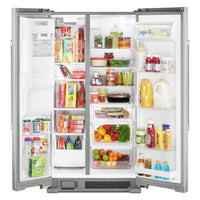 Maytag 25 Cu. Ft. Side-by-Side Refrigerator - MSS25C4MGZ | Réfrigérateur Maytag de 25 pi³ à compartiments juxtaposés - MSS25C4MGZ | MSS254GZ