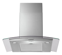 Whirlpool 30" Glass Wall Mount Range Hood - WVW51UC0LS | Hotte de cuisinière murale Whirlpool de 30 po en verre - WVW51UC0LS | WVW51UCS