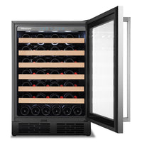 Hisense 5.4 Cu. Ft. 54-Bottle Wine Cooler - HWS54029SS | Refroidisseur à vin Hisense de 5,4 pi3 pour 54 bouteilles - HWS54029SS | HWS5429S