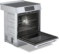 Bosch 4.6 Cu. Ft. 800 Series Electric Range with Induction Cooktop - HII8057C | Cuisinière électrique Bosch de série 800 de 4,6 pi3 avec surface de cuisson à induction - HII8057C | HII8057C