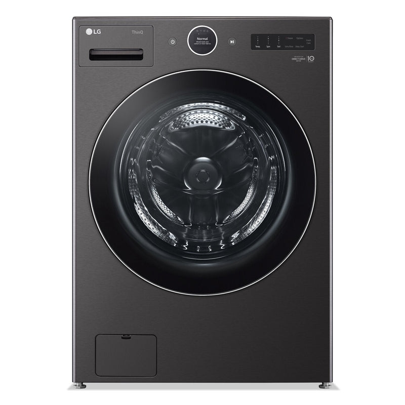 LG 5.8 Cu. Ft. Smart Front-Load Washer with AI DD™ 2.0 - WM6700HBA | Laveuse LG à chargement frontal de 5,8 pi³ avec technologie DDMC IA 2.0 - WM6700HBA | WM6700HB