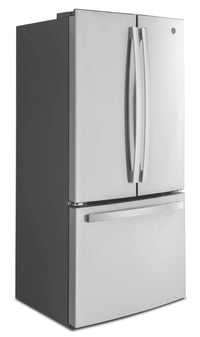 GE 18.6 Cu. Ft. Counter-Depth French-Door Refrigerator - GWE19JYLFS | Réfrigérateur GE de 18,6 pi³ à portes françaises de profondeur comptoir - GWE19JYLFS | GWE19JYL
