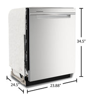 Whirlpool Large Capacity Dishwasher with Third Rack - WDPA70SAMZ | Lave-vaisselle Whirlpool à grande capacité avec 3e panier - WDPA70SAMZ | WDPA70MZ