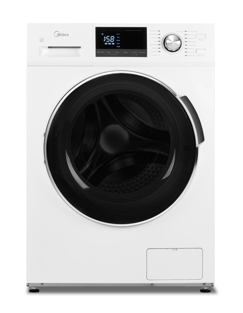 Midea 3.1 Cu. Ft. Front-Load Washer - MLH27N5AWWC | Laveuse Midea à chargement frontal de 3,1 pi3 - MLH27N5AWWC | MLH27N5W