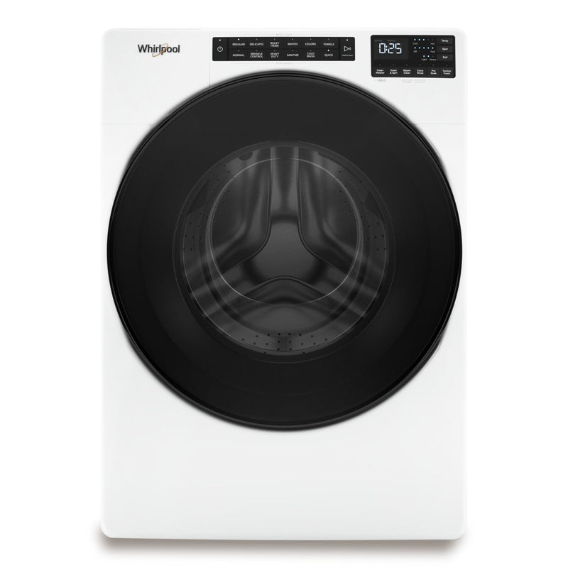Whirlpool 5.8 Cu. Ft. Front-Load Washer with Quick Wash Cycle - WFW6605MW | Laveuse Whirlpool à chargement frontal de 5,8 pi3 avec cycle de lavage rapide - WFW6605MW | WFW6605W