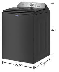Maytag 5.4 Cu. Ft. Pet Pro Top-Load Washer - MVW6500MBK | Laveuse Pet Pro de Maytag de 5,4 pi3 à chargement par le haut - MVW6500MBK | MVW6500B