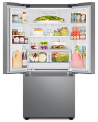 Samsung 22.1 Cu. Ft. French-Door Refrigerator - RF22A4221SR/AA | Réfrigérateur Samsung de 22,1 pi³ à portes françaises - RF22A4221SR/AA | RF22A42S
