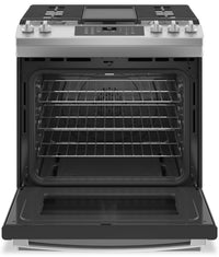 GE 5.6 Cu. Ft. Convection Gas Range with No-Preheat Air Fry - JCGS760SPSS | Cuisinière à gaz GE de 5,6 pi3 à convection avec friture à air sans préchauffage - JCGS760SPSS | JCGS76SS
